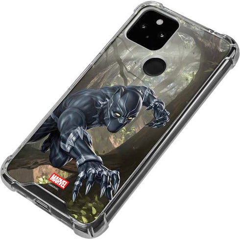 Marvel Black Panther In the Jungle Google Pixel 5 Clear Case